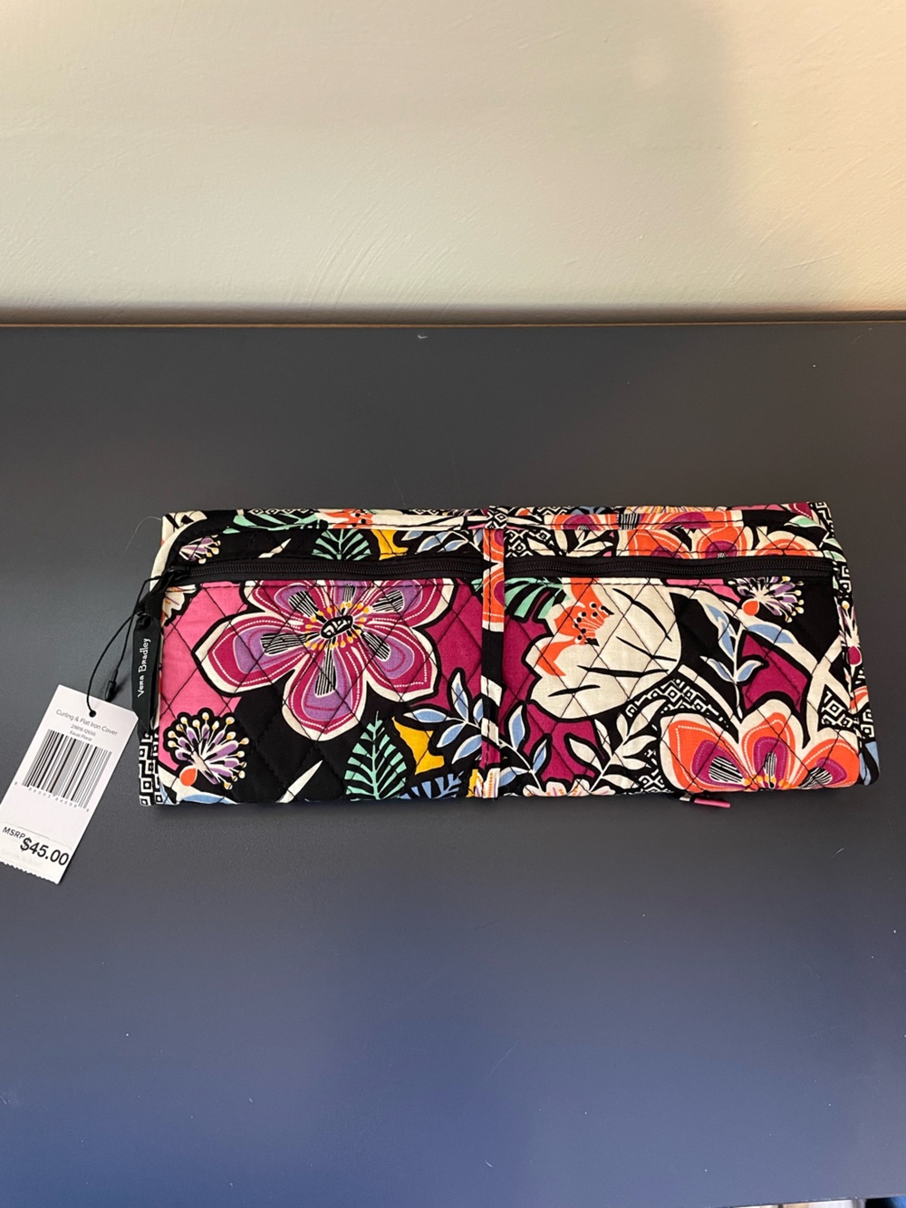 Vera Bradley Curling iron/ flat iron Heat Storage bag. NWT